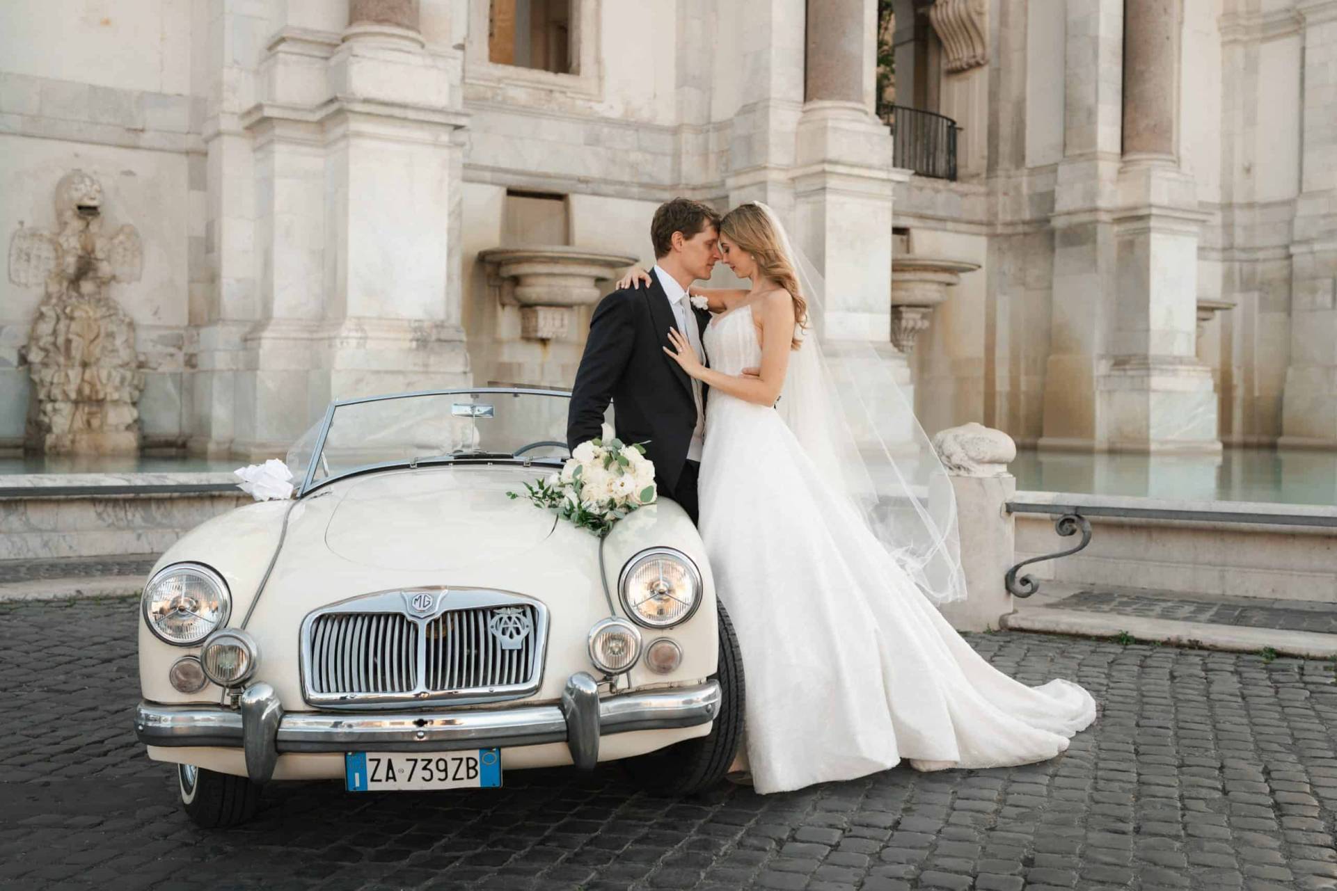 Wedding day, Fontana dell'acqua Paola Roma